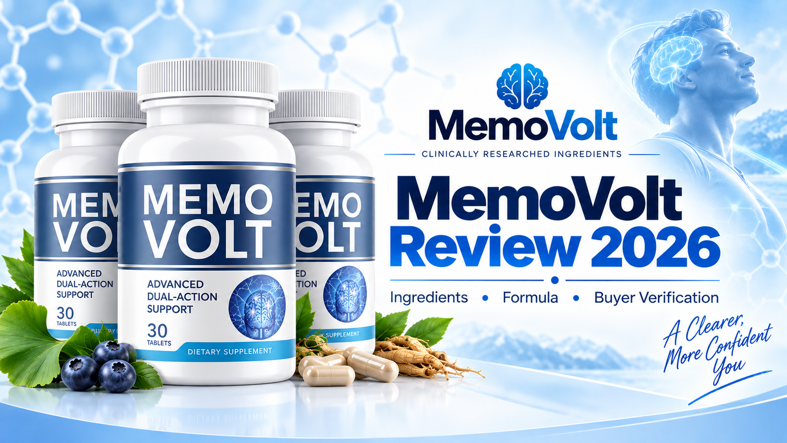 MemoVolt supplement package