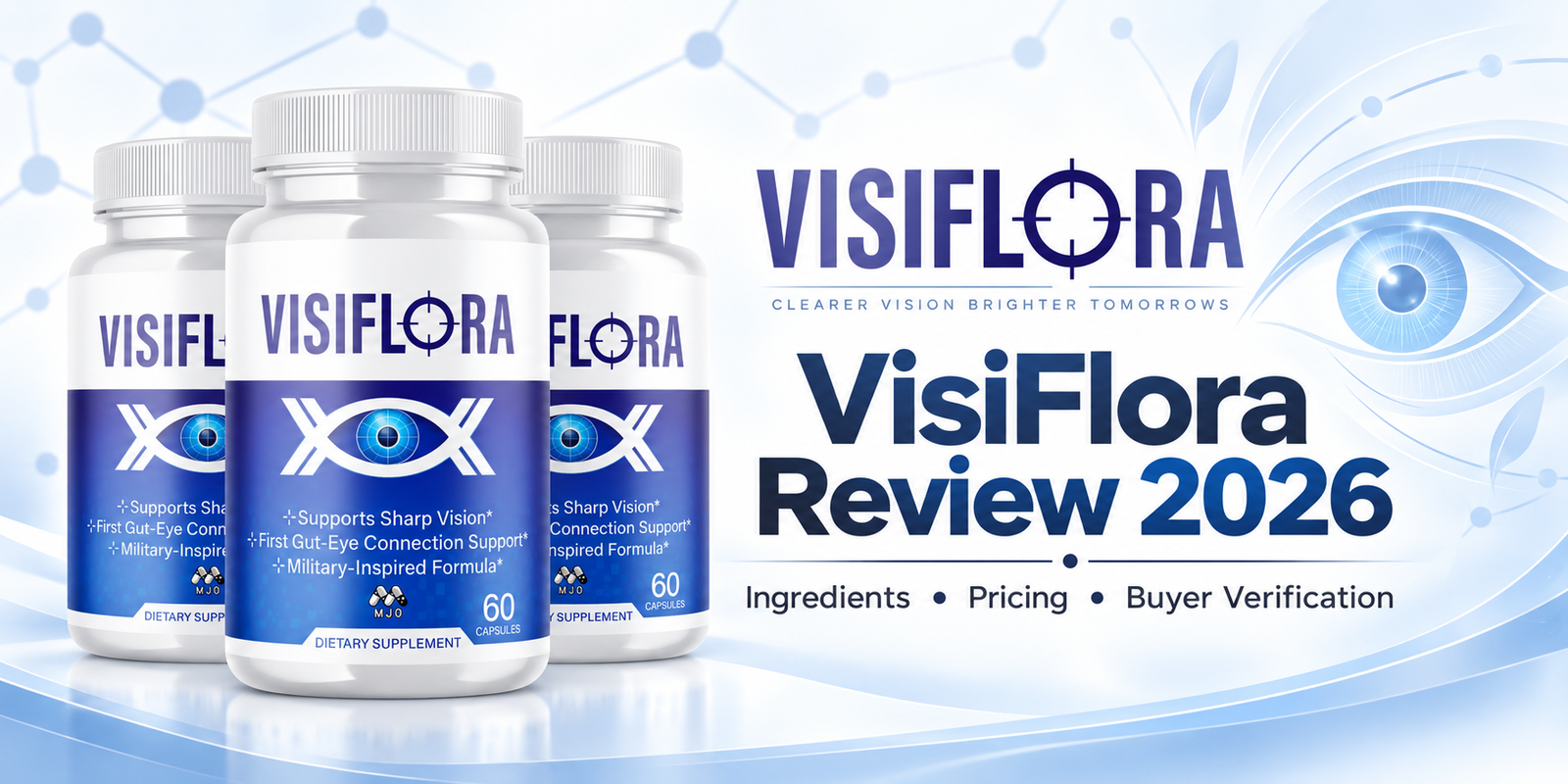 VisiFlora supplement bottles