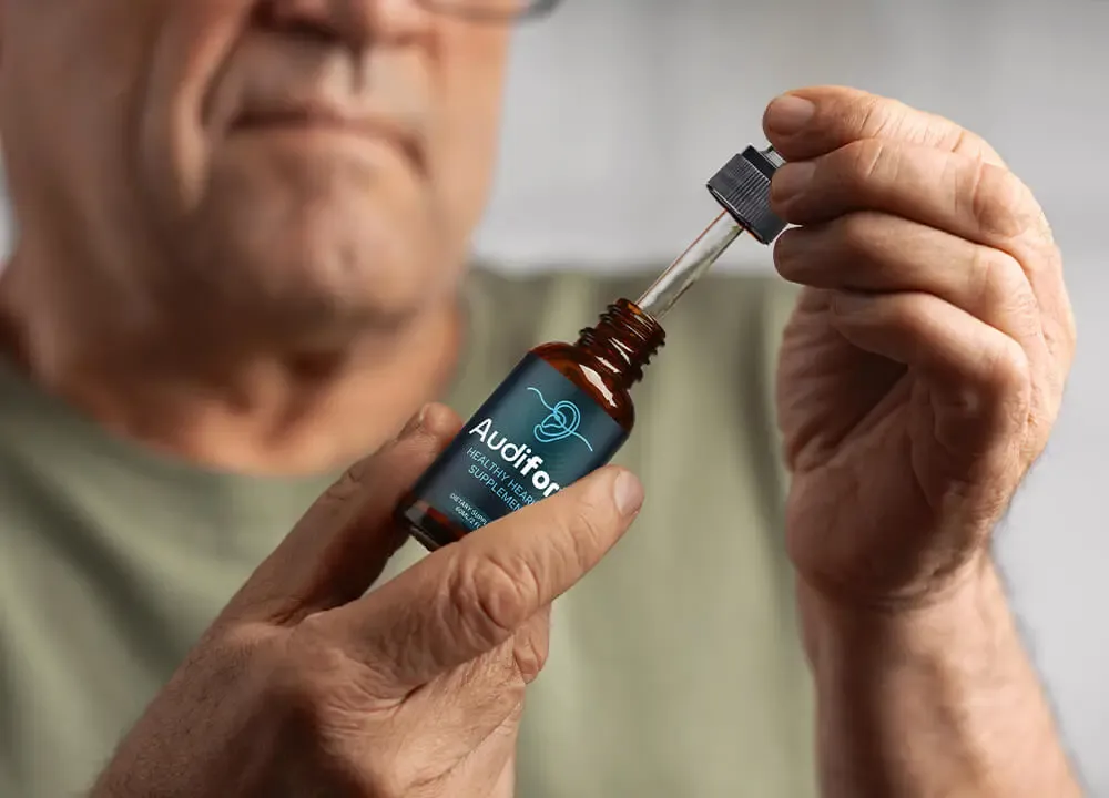 Audifort liquid drops bottle