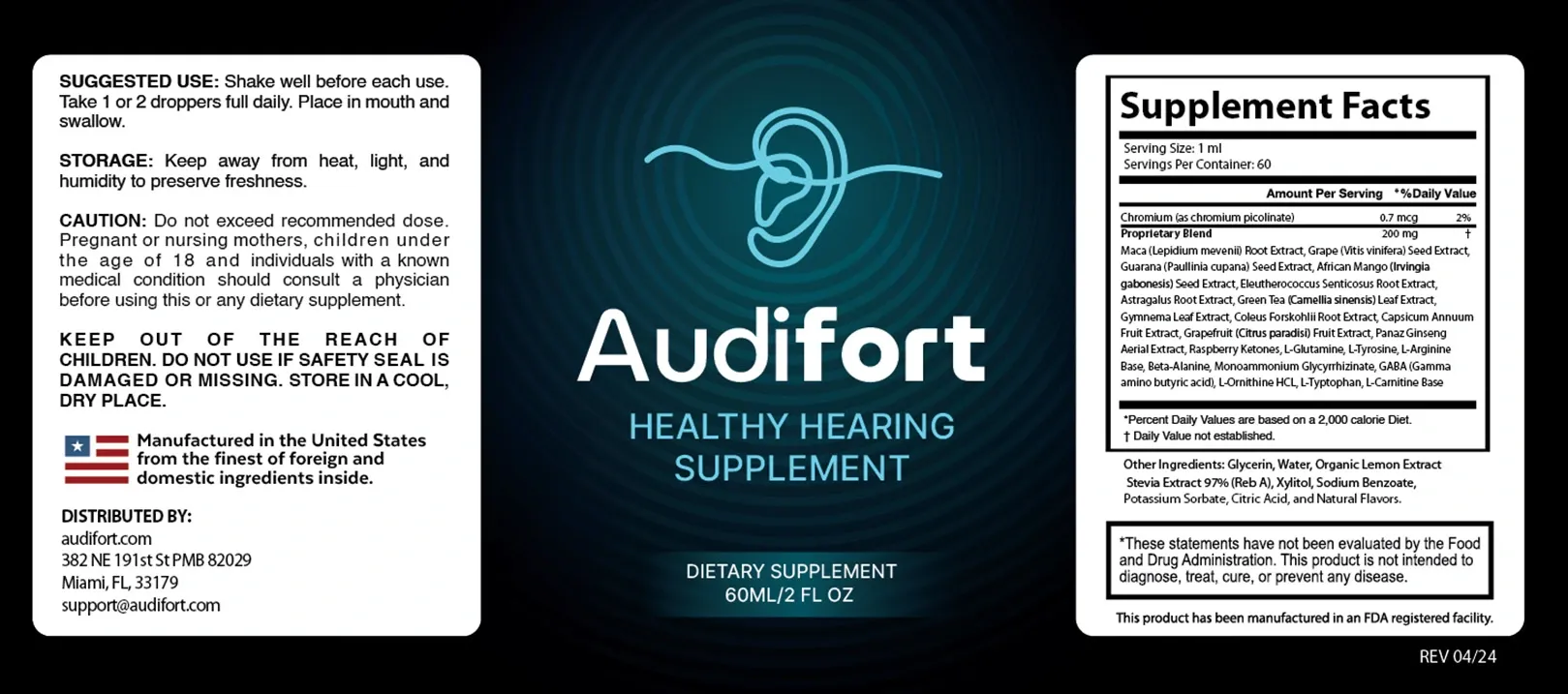 Official Audifort label